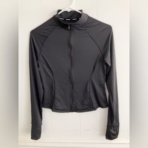 Kazukoin Stand Collar Zip-Up Sports Jacket soft touch jacket for women